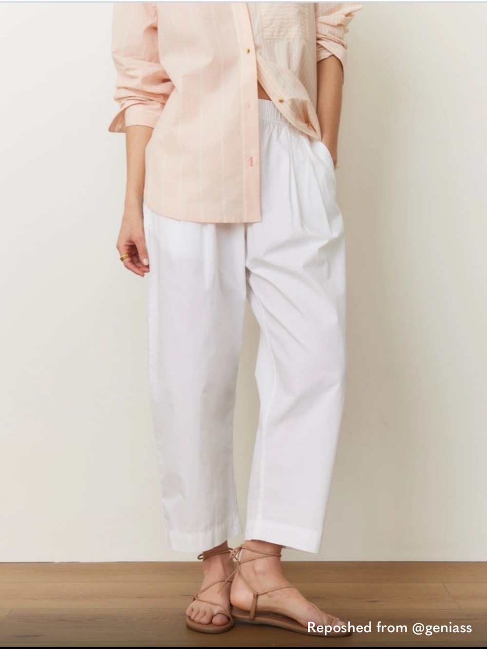 NWOT Marine Layer Kyra Poplin Barrel Pants